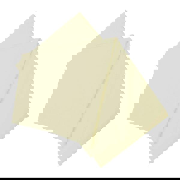 Belledorm 200 Thread Count Cotton Percale Flat Sheet - Ivory - 