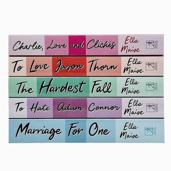 Ella Maise 5 Books Set Charlie Love and Cliches, To Love Jason Thorn, The Hardest Fall & more