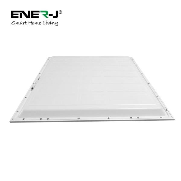 ENER-J LED Backlit Panel, 595x595x30mm, 4000 Lumens, 6000K, 40W, No Flicker CE Driver, Ultra Slim Design, 3 Years Warranty | Pack of 6