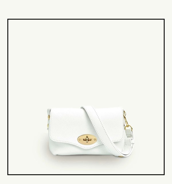 Apatchy London The Maddie Leather Bag - White