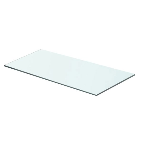 Berkfield Shelf Panel Glass Clear 60x25 cm