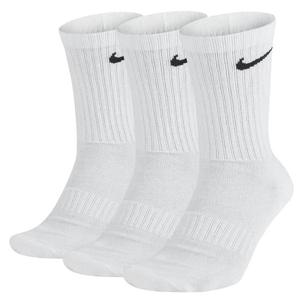 Nike Cushioned Training Crew Socks 3 Pairs White SX4508