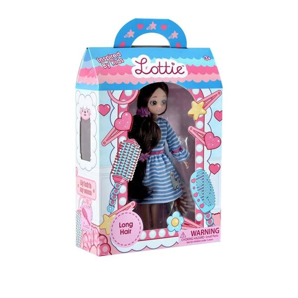 Lottie Doll Long Hair Doll - Mini Brush & Hairband Accessories Included