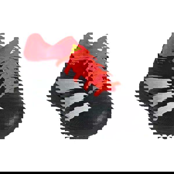 Adidas Childrens/Kids Predator League Artificial Ground Football Boots - Core Black/Cloud White/Solar Red