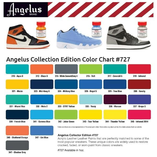 Angelus Collection Edition Acrylic Leather Paint - Special Colours 1oz