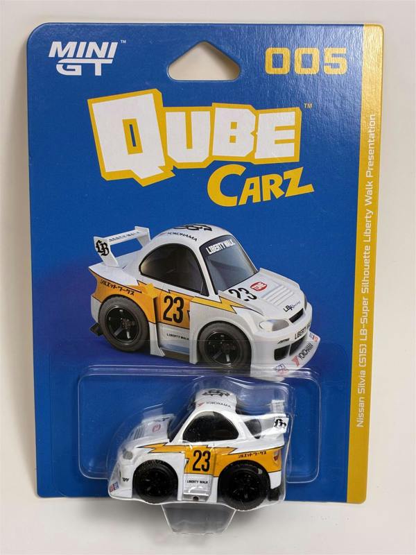 MCSlots Nissan Silvia S15 LB Silhouette Liberty Walk Presentation Qube Carz 6cm QZ00501BL