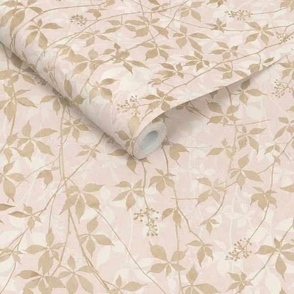 Clarissa Hulse Virginia Creeper Blush & Rose Gold Wallpaper