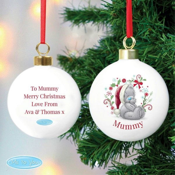 Personalised Memento Company Personalised Me To You Christmas Bauble