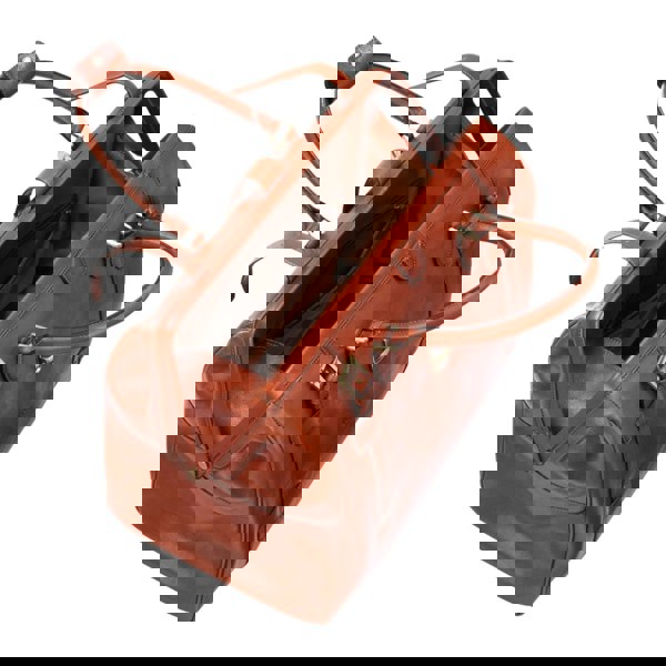 Infinity Leather Windsor - Genuine Leather Large Travel Duffle Bag