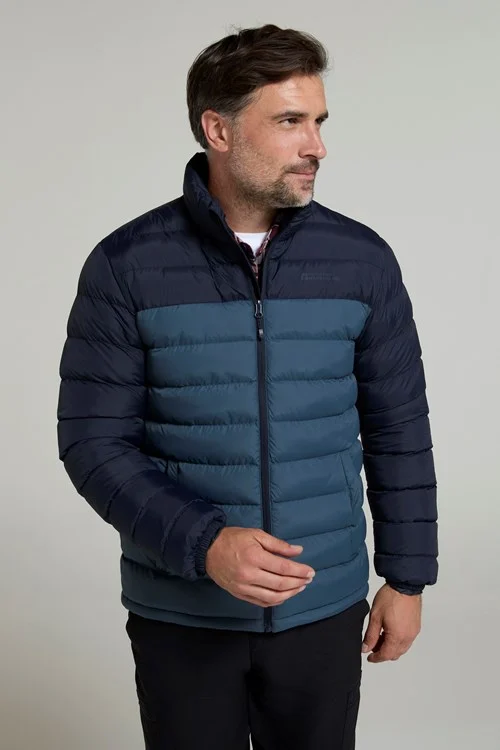 Mountain Warehouse Mens Vista Padded Jacket - Dark Blue