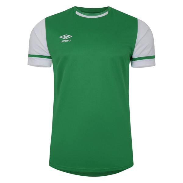 Umbro Childrens/Kids Cavelle Jersey - Emerald/Brilliant White - 