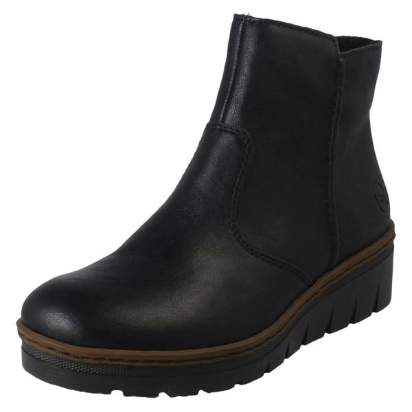 Rieker Ladies Rieker Fleece Lined Ankle Boots X9165