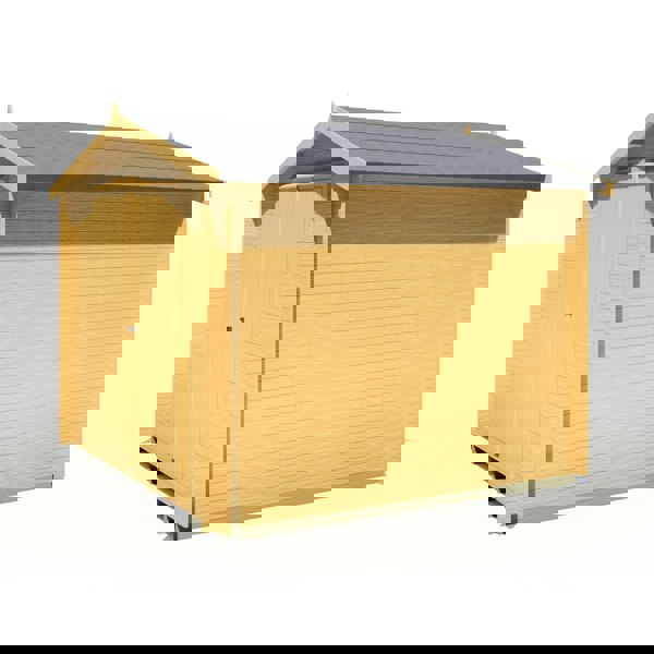 Shire Bradley 9x9 Log Cabin 19mm interlock Cladding - Best Shed