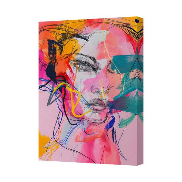 Benjamin Tate Design Abstract Colorful Framed Canvas Wall Art Print Contemporary Gallery