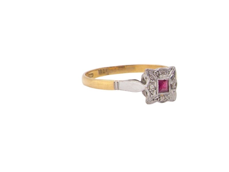 Vintage Tom A vintage Ruby and Diamond ring