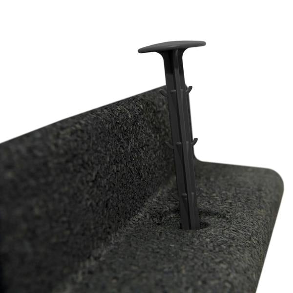 Flexible Lawn Edging 4.8m With Mallet - Black