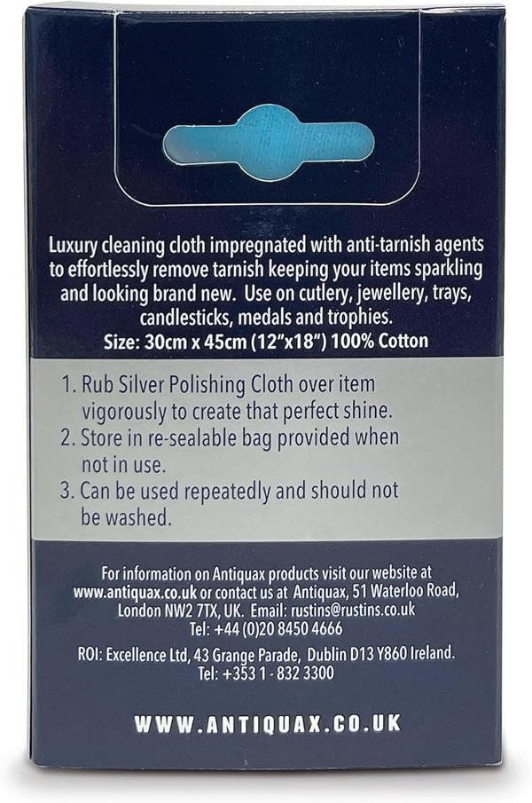Antiquax Silver Polishing Cloth