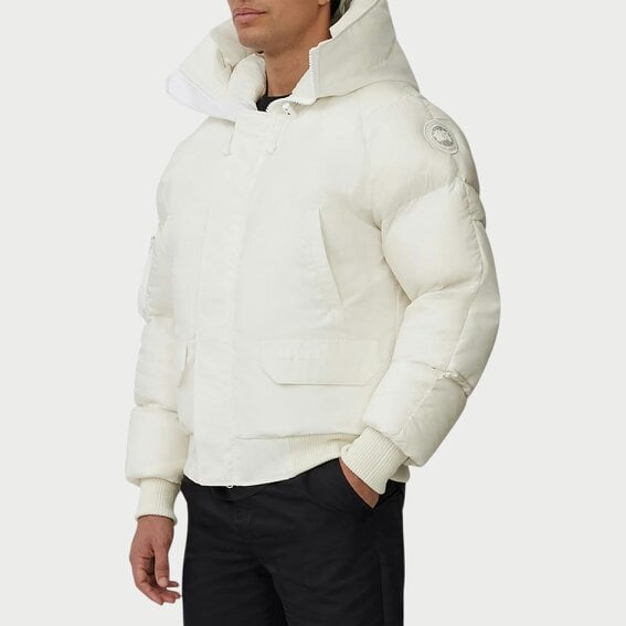 Canada Goose Paradigm Chilliwack Down Bomber Jacket White