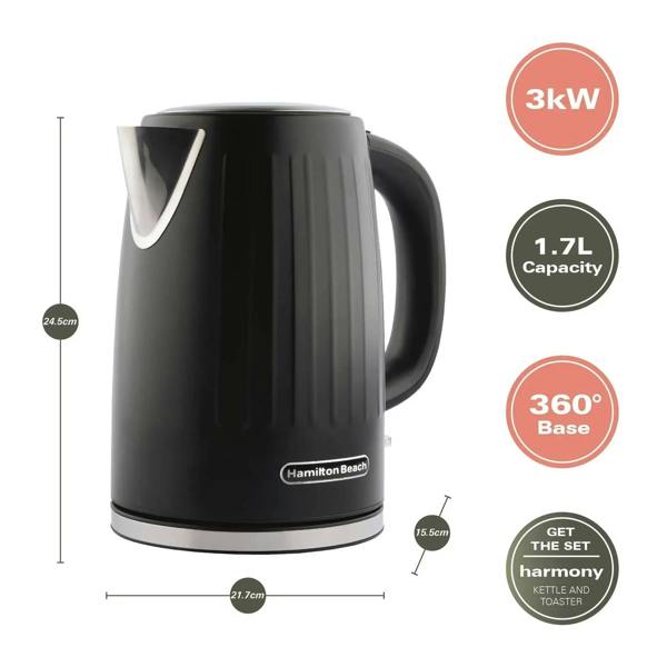 Hamilton Beach Harmony Kettle & Toaster Set - Espresso - Hamilton Beach UK