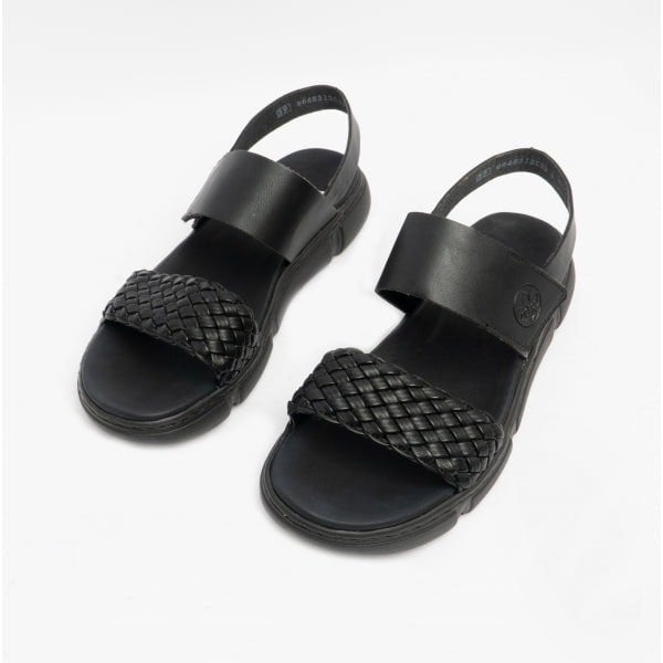 Rieker 68983-00 Womens Sandals - Black