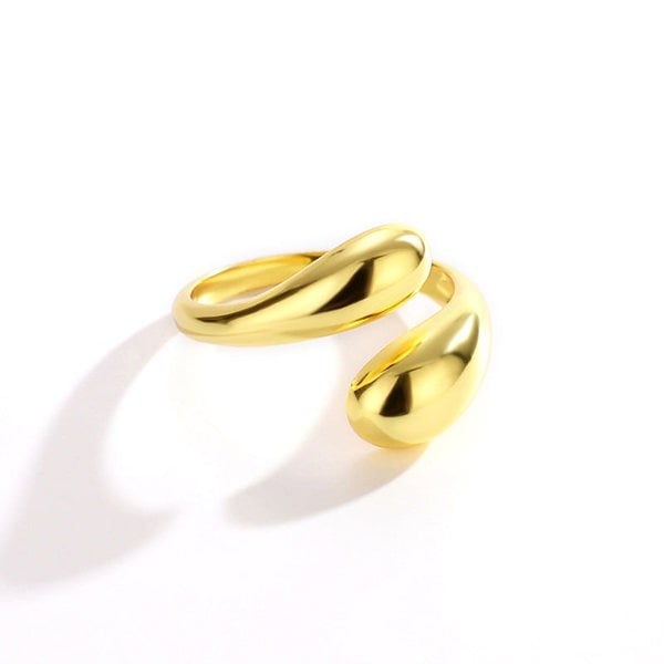 Gold Trip Open Sculptural Ring