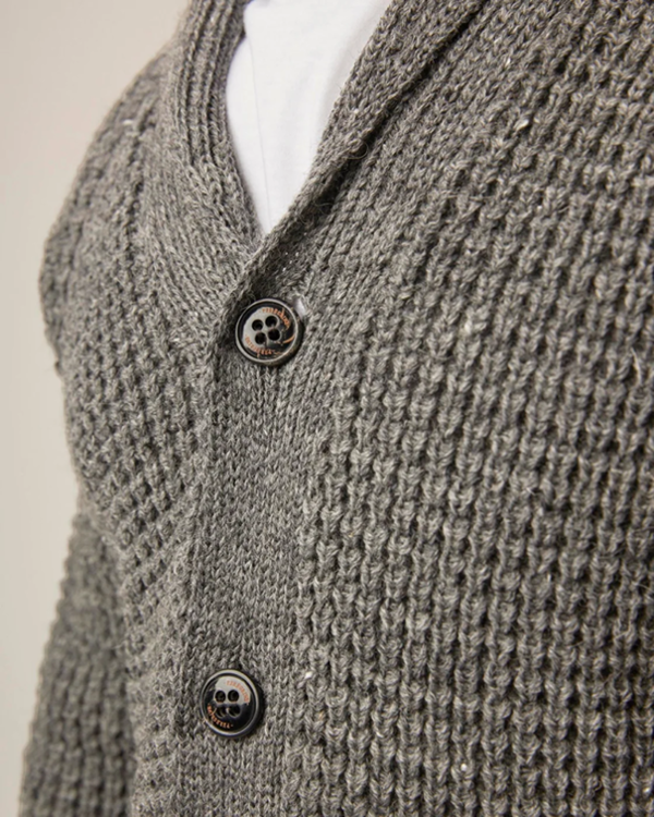 Peregrine  Waffle Shawl Cardigan