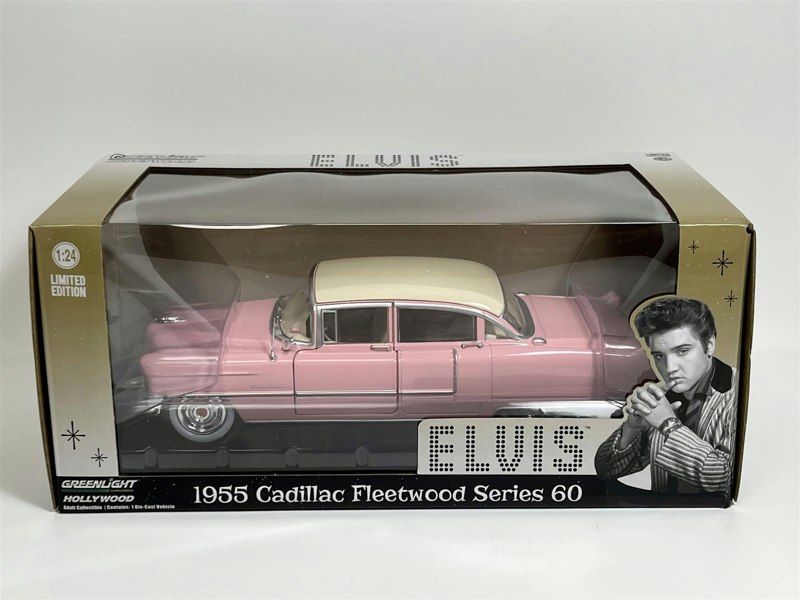 Greenlight Elvis Presley Pink Cadillac Fleetwood Series 60 1955 1:24 Scale 84098