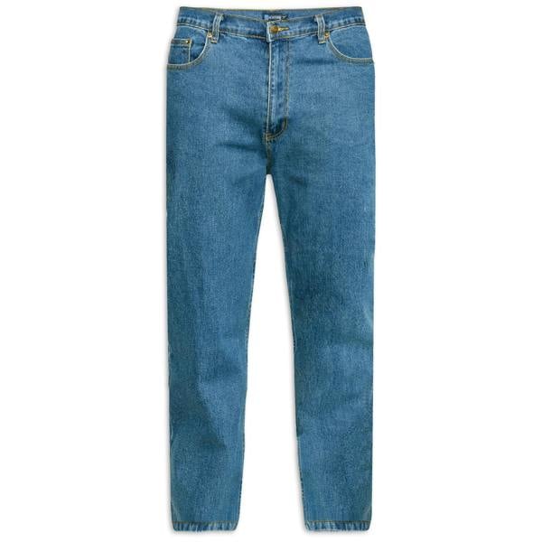 Duke Mens D555 Rockford Carlos Stretch Jeans - Stonewash - 