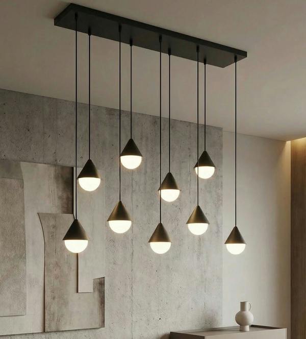 Emibig GIRO Pendant Lamp 9 x G9 Black