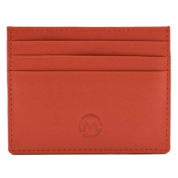 Mala Leather Origin Plain Leather Card Holder with Zip Pocket