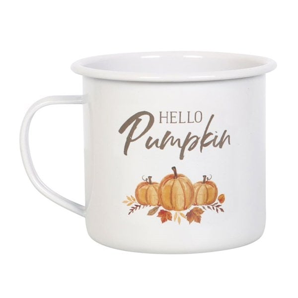 Serano Hello Pumpkin Enamel Mug