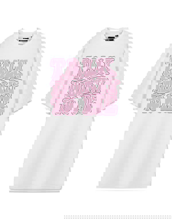 Show Me The Merch Womens White Talk Thirty To Me Short Sleeved T-Shirt