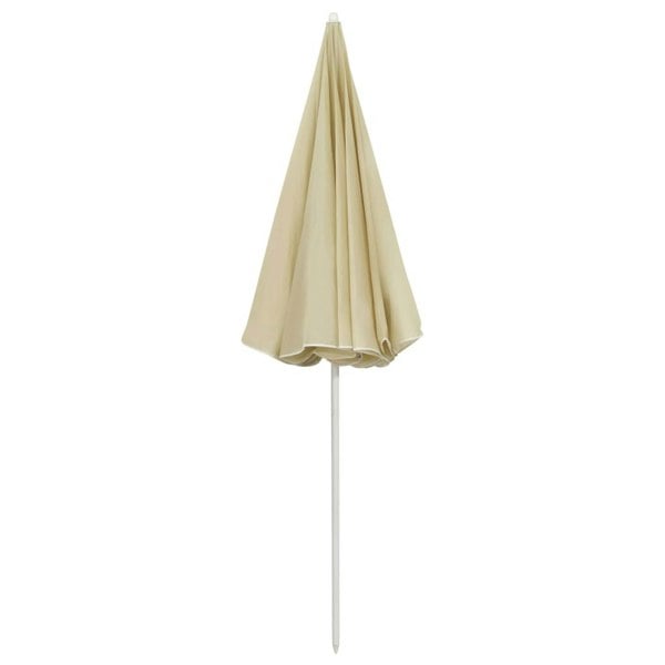 Berkfield Beach Umbrella Sand Yellow 240 cm