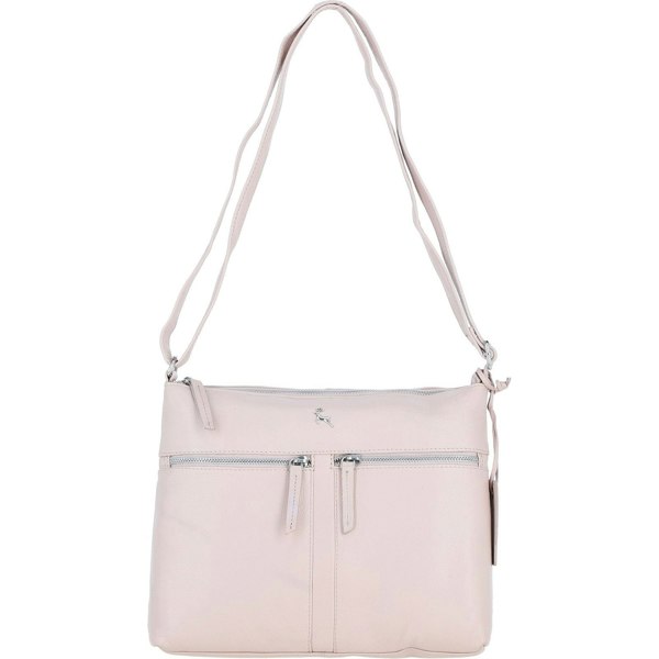 'Mourne' Sleek Real Leather Shoulder Bag: mourne