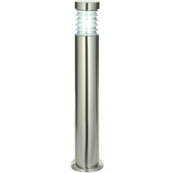Outdoor IP44 Bollard Light Marine Grade Steel Lamp Post Garden Driveway Pillar Loops