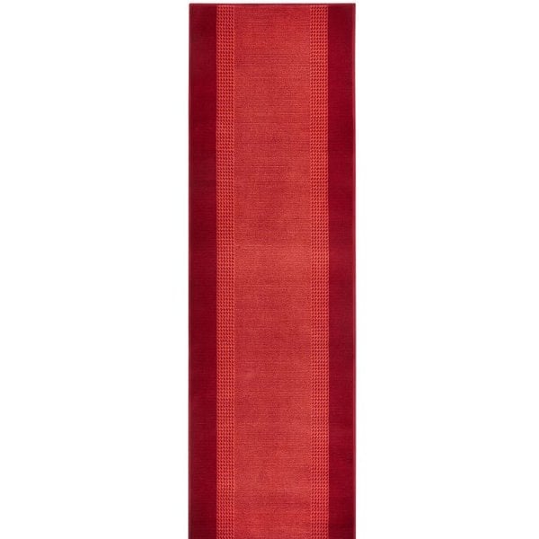 Designer Velours Red Runner “Band” – Classic Elegance