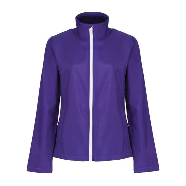 Regatta Professional Womens/Ladies Printable Soft Shell Jacket - Purple/White