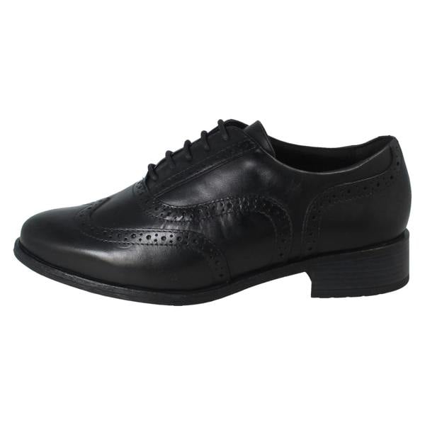 Clarks Ladies Clarks Lace Up Smart Brogue Shoes Havisham Oak