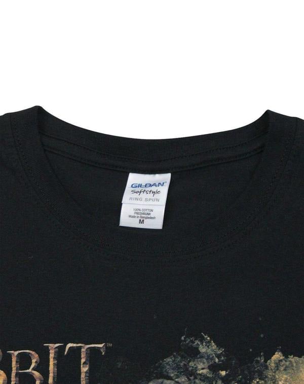 Lord Of The Rings Mens Black Desolation Of Smaug Barrels Short Sleeved T-Shirt