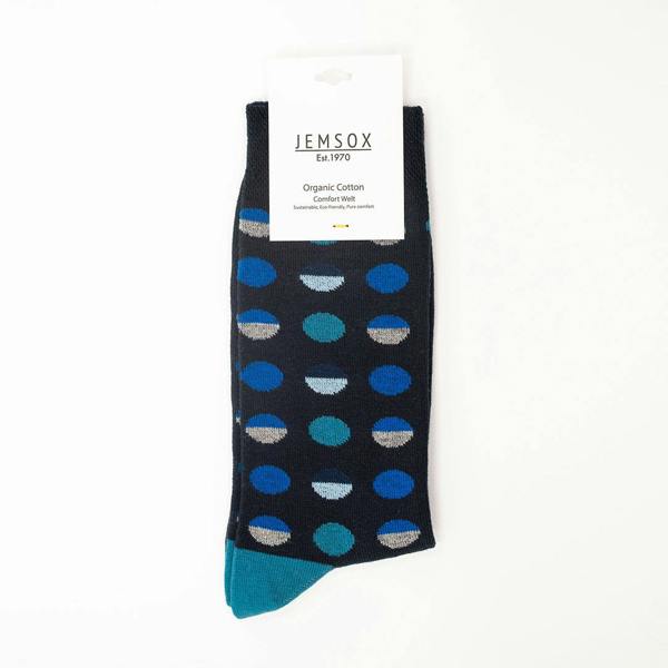 Jemsox The Iconic Selection: Men’s Luxury Organic Cotton Comfort Welt Socks (5 Pack) - UK 9-12