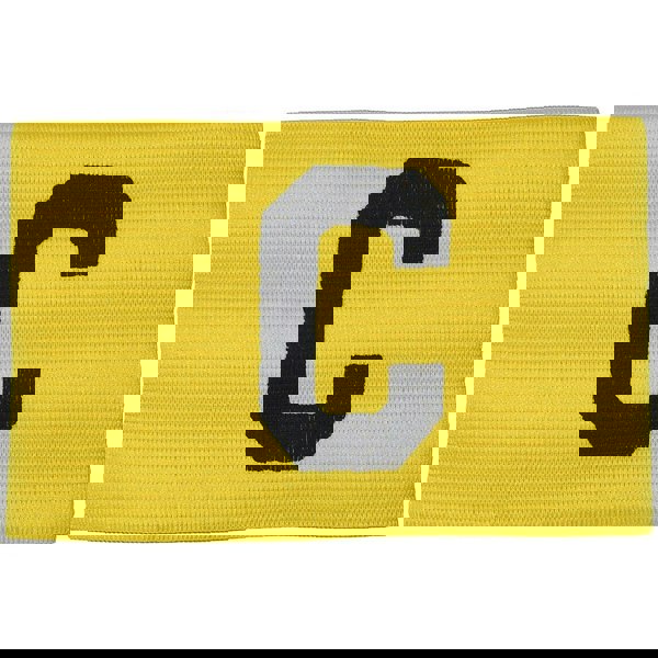Junior Captains Armband - YELLOW - Football Rugby Sports Arm Bands Big C