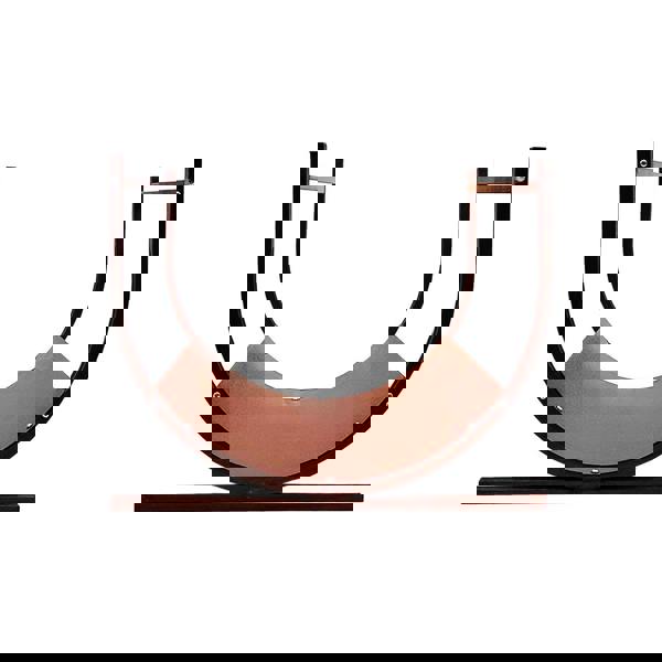 Nicoman Pre-Rusted Metal Firewood Log Holder