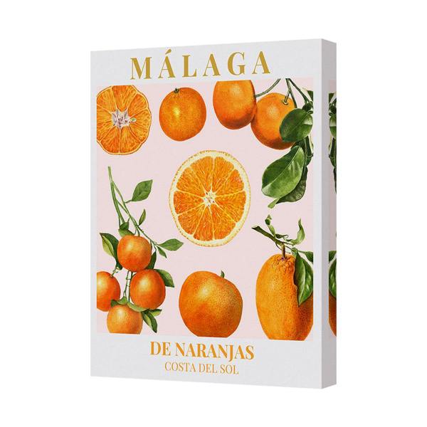 Benjamin Tate Design Málaga De Naranjas Orange Fruit Canvas Art Print Costa Del Sol
