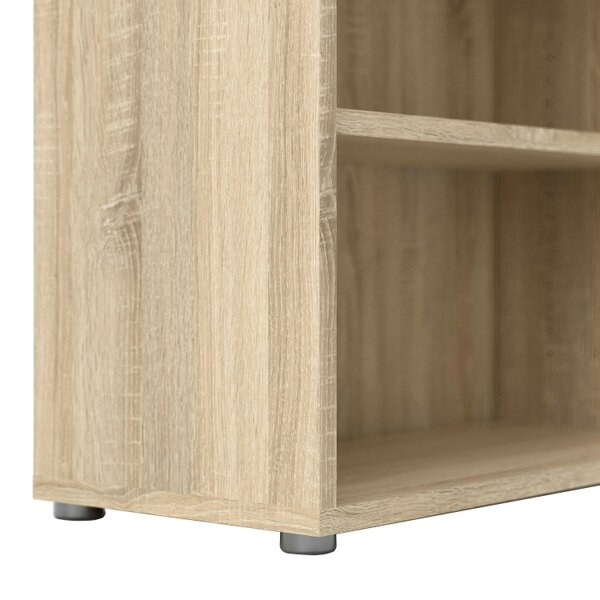 Wyld Haus Dris Natural Oak Wood Effect Bookcase 5 Shelves