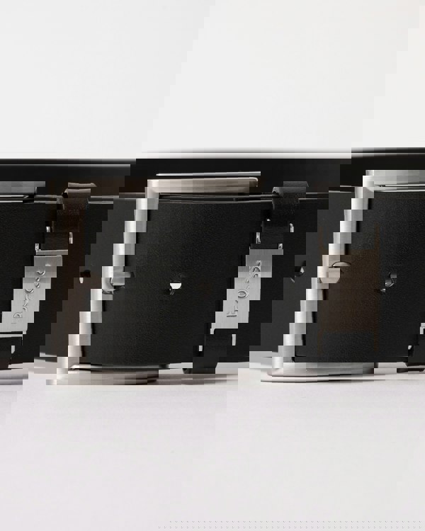 BOSS Orange Connio Mens Leather Belt NOS - Black 001