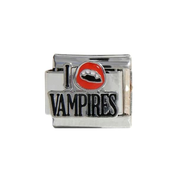 Serafina I Love Vampires | Italian Style Bracelet Charm