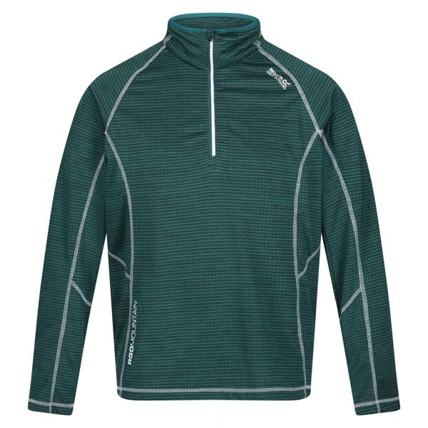 Regatta Mens Yonder Quick Dry Moisture Wicking Half Zip Fleece Jacket - Pacific Green