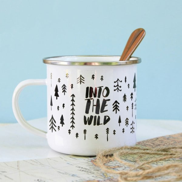 ThatsNiceThat Into The Wild Enamel Mug