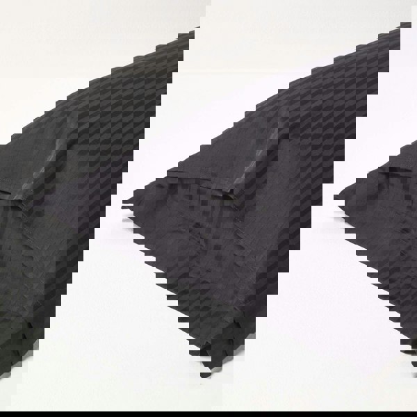 HOMESCAPES Silky 330 TC Egyptian Cotton Satin Stripe Oxford Pillowcase, Standard Size