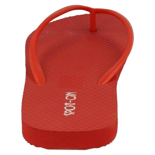 Spot On Ladies Spot On Toe Post Flip Flops